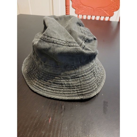 Hawaii National Fish Gray Bucket Hat Size Small Hawaiian Headwear Beach Fishing - Picture 3 of 7